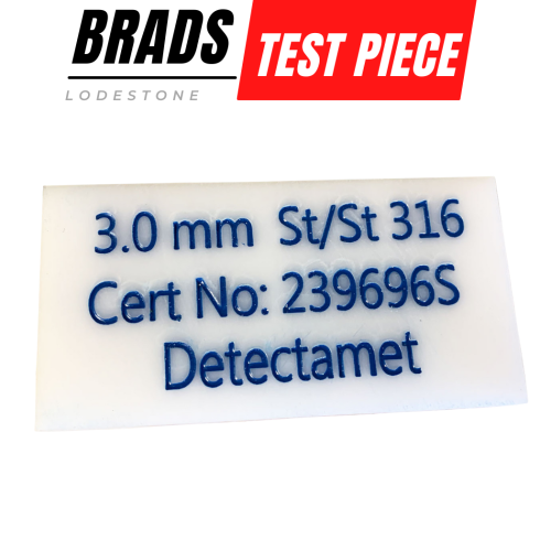 Metal Detector Test Card - Acetal